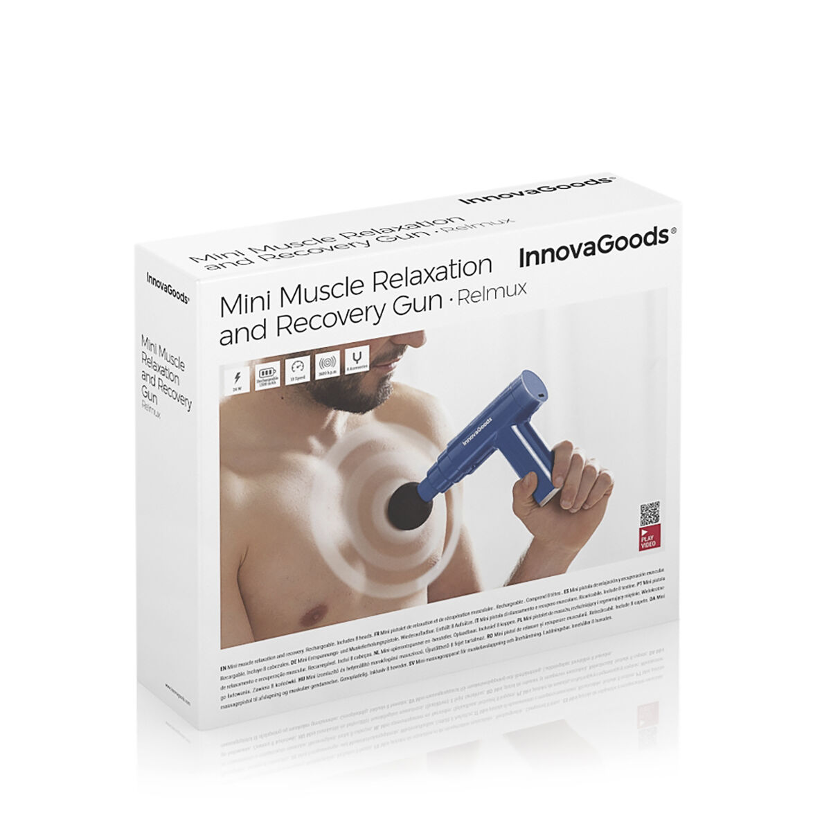 Minipistol för muskelavslappning och -återhämtning Relmux InnovaGoods - 10