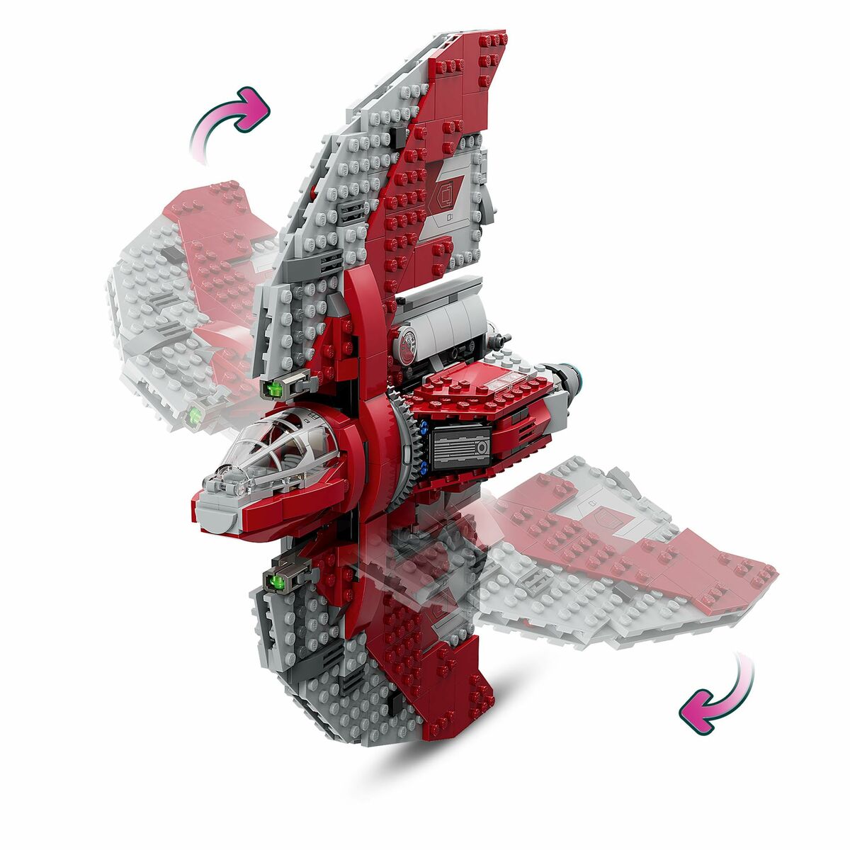 Byggsats Lego Star Wars 75362 Ahsoka Tano's T6 Jedi Shuttle Multicolour 599 Delar - 7
