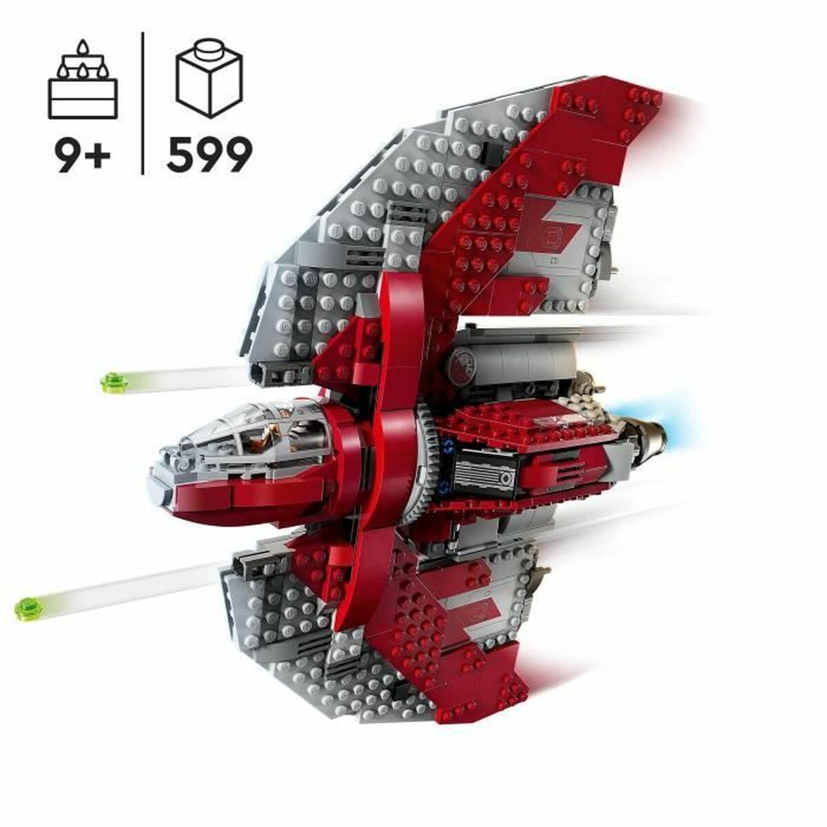Byggsats Lego Star Wars 75362 Ahsoka Tano's T6 Jedi Shuttle Multicolour 599 Delar - 6