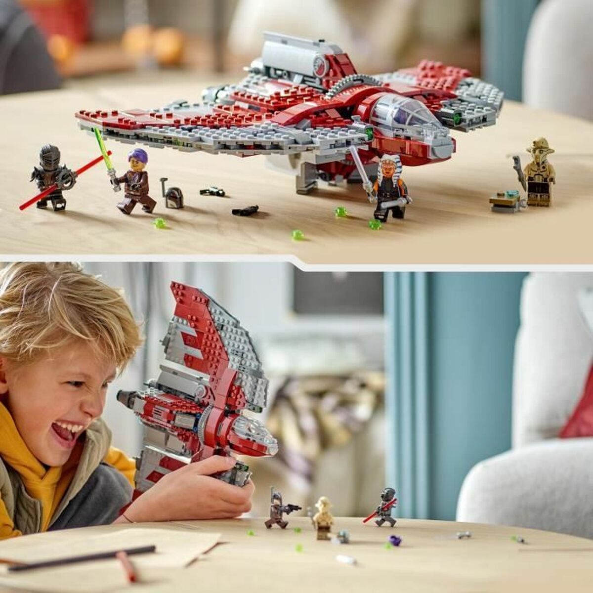 Byggsats Lego Star Wars 75362 Ahsoka Tano's T6 Jedi Shuttle Multicolour 599 Delar - 2