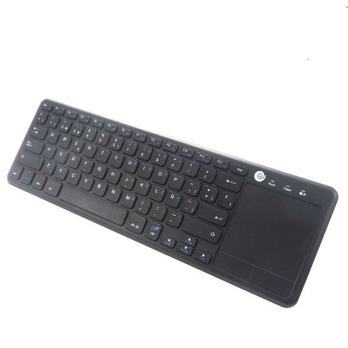 Tangentbord med Styrplatta CoolBox CoolTouch Svart Qwerty Spanska