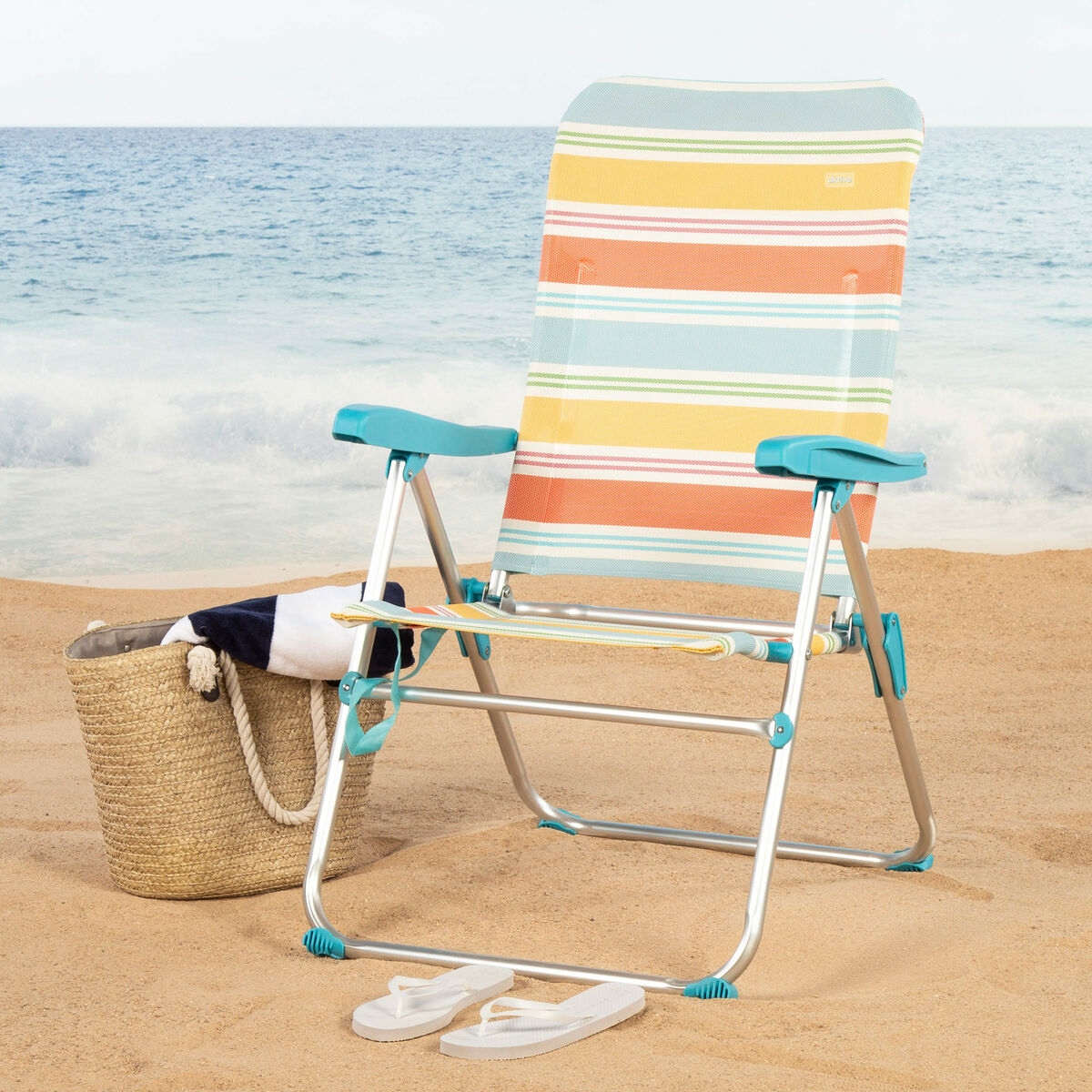 Strandstol Aktive 48 x 95 x 65 cm (4 antal) - 3