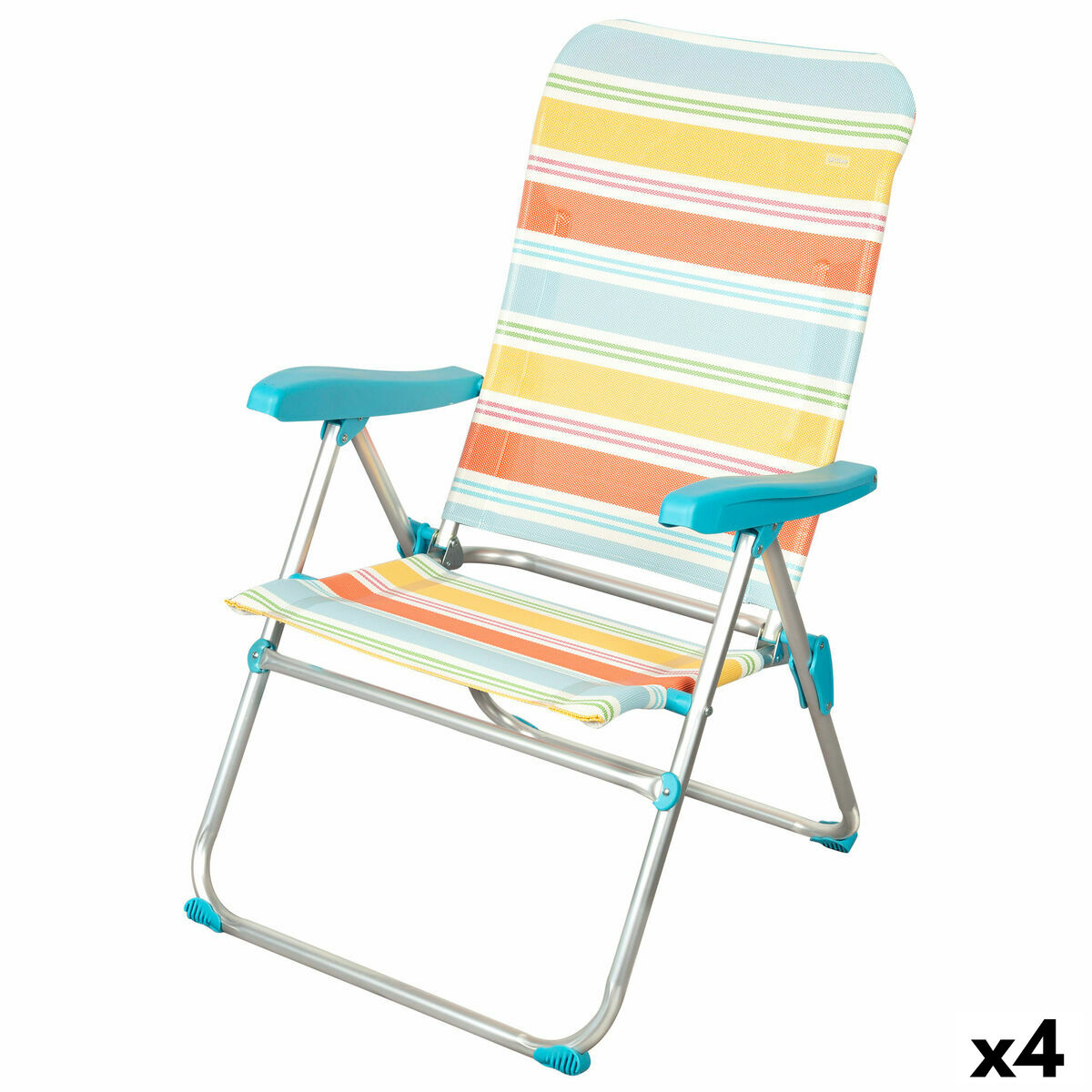 Strandstol Aktive 48 x 95 x 65 cm (4 antal)