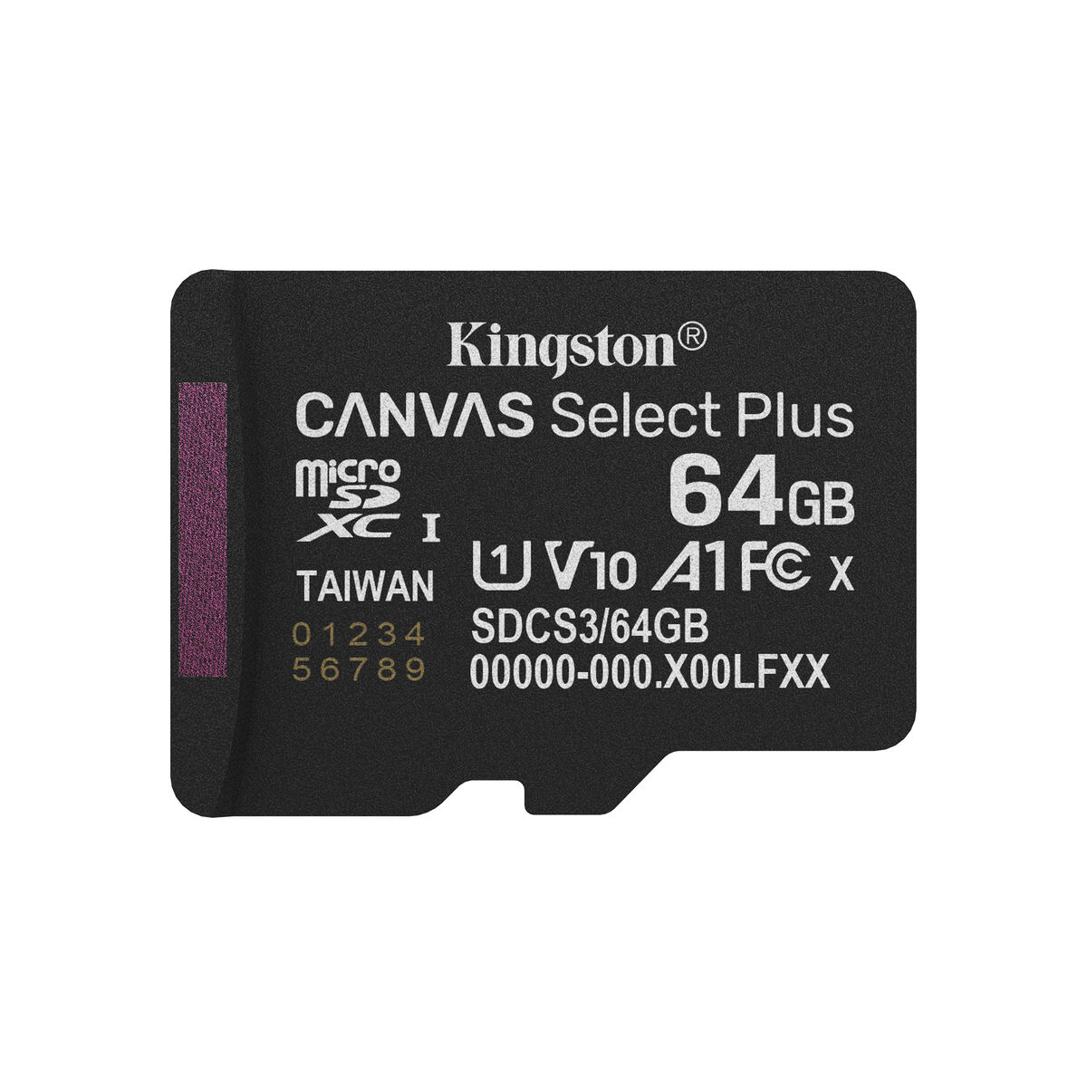 Micro-SD Minneskort med Adapter Kingston SDCS3/64GBSP 64 GB