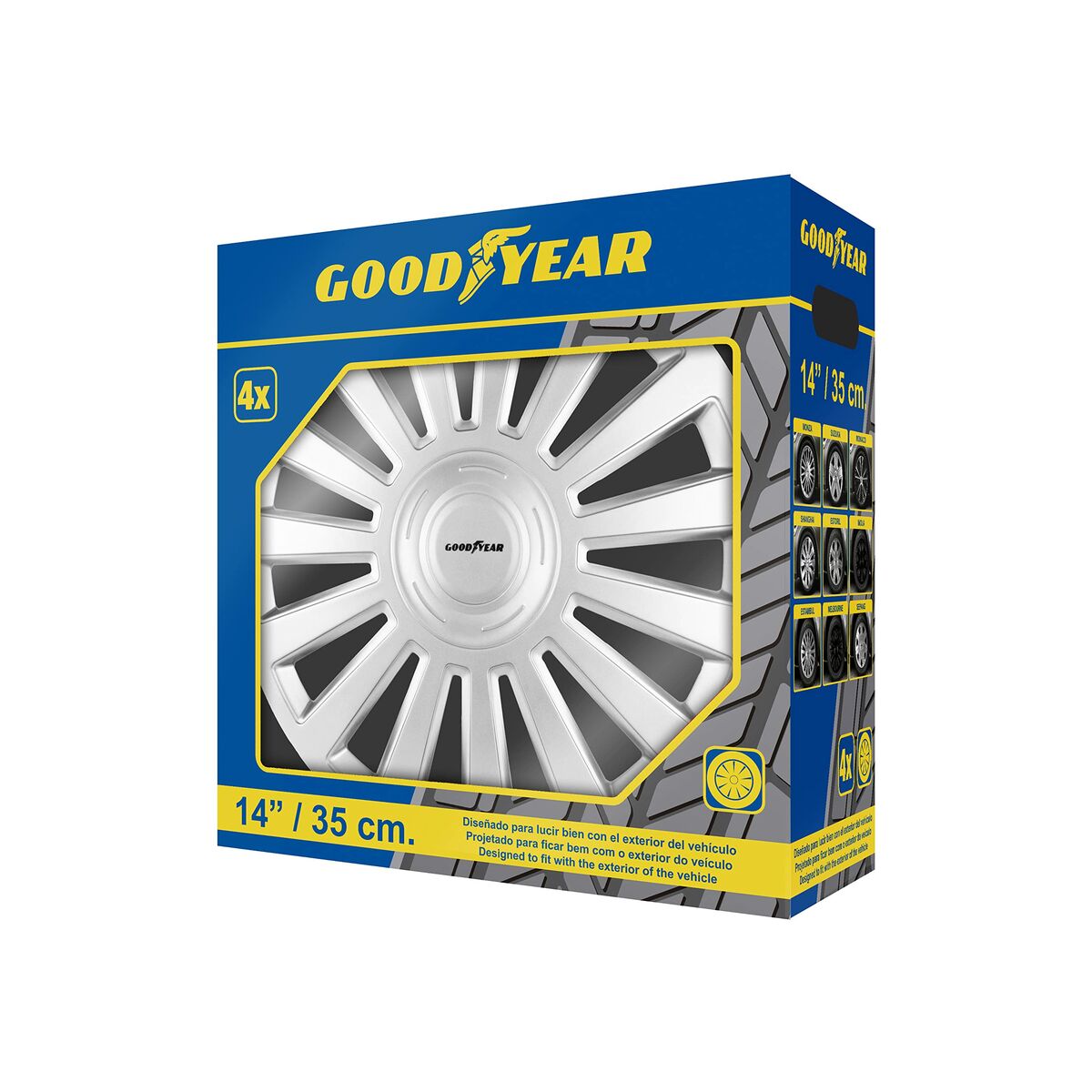 Navkapsel Goodyear ESTAMBUL Silver 14" - 9