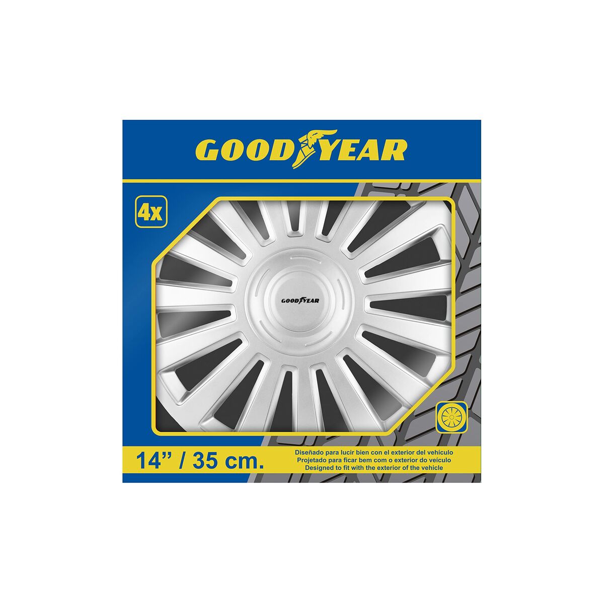 Navkapsel Goodyear ESTAMBUL Silver 14" - 2