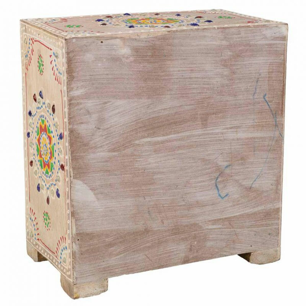 Smyckeskrin Alexandra House Living Multicolour Naturell Mangoträ Trä MDF 11 x 20 x 19 cm 5 lådor - 7