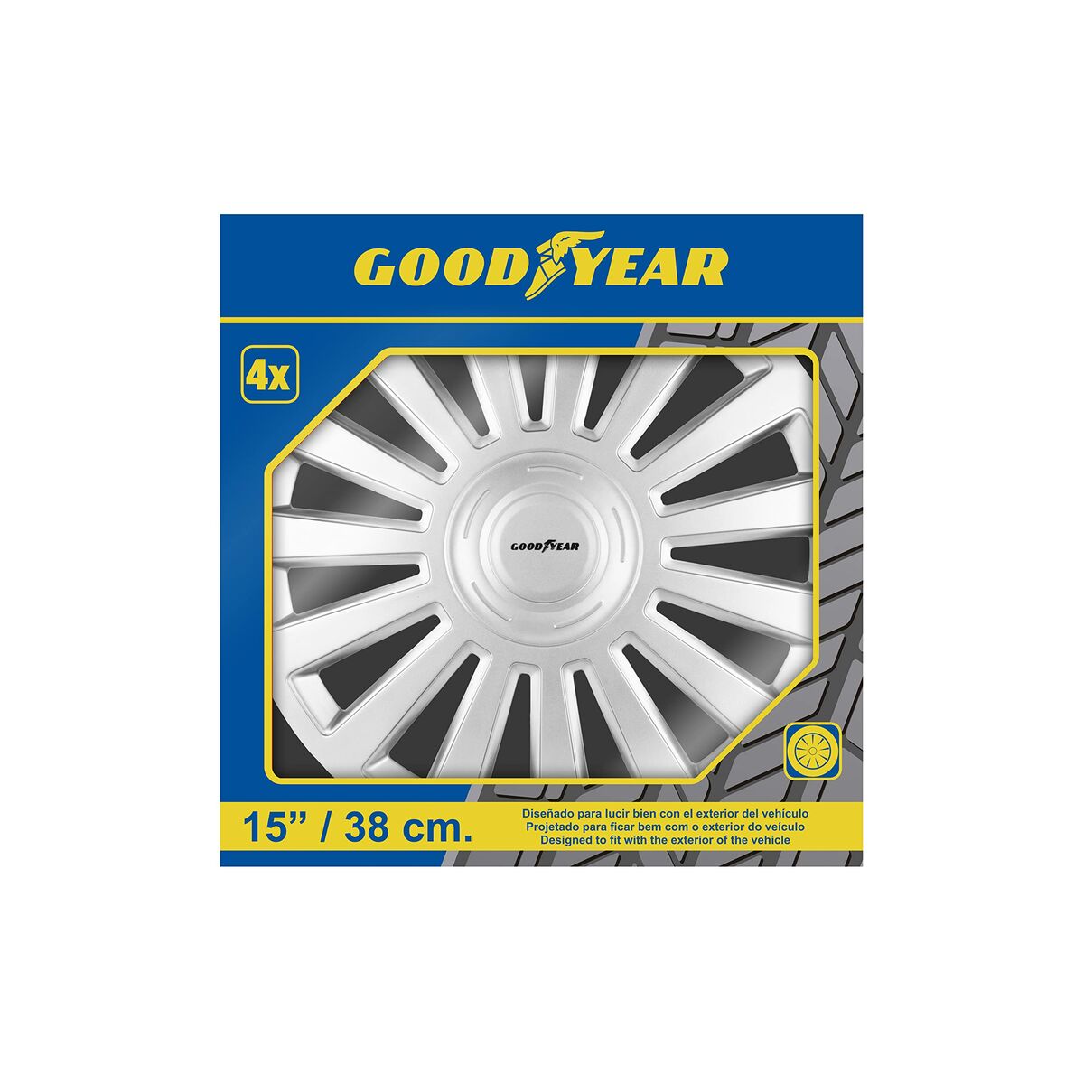 Navkapsel Goodyear ESTAMBUL Silver 15" - 14