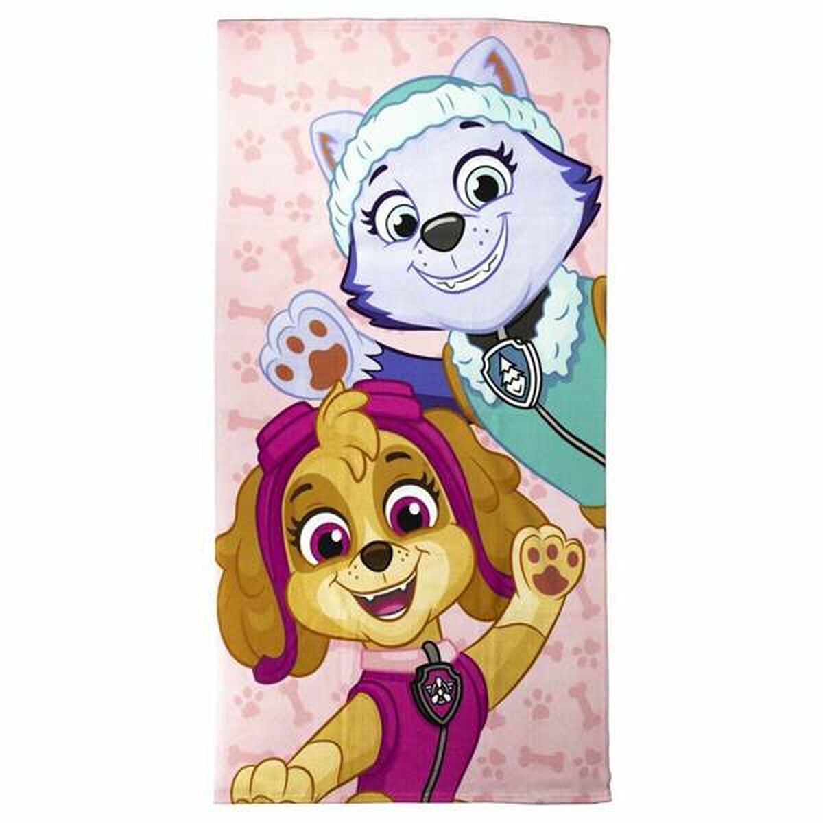 Strandbadduk The Paw Patrol Rosa 70 x 140 cm Mikrofiber
