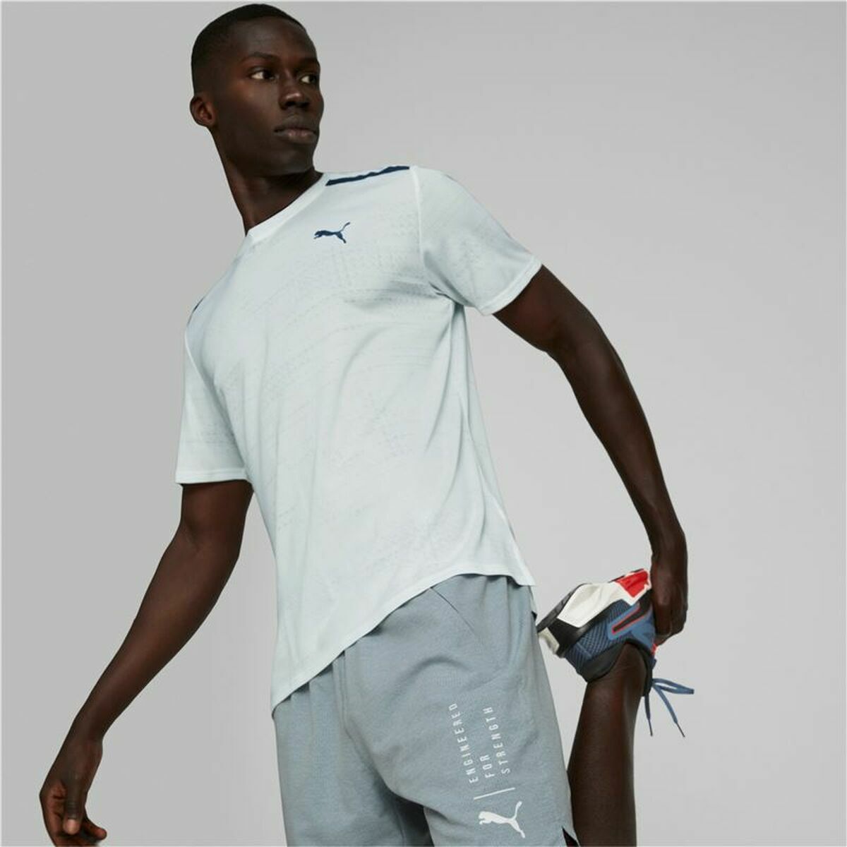 Sportshorts för män Puma Train Ultraweave Grå - 5