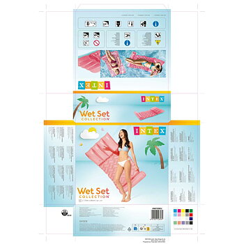 Luftmadrass Intex 89 x 173 cm Transparent
