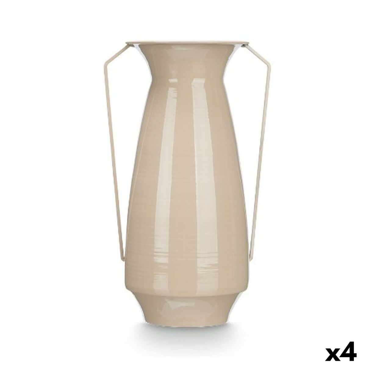 Vas Gift Decor Brun Järn Konisk 25,5 x 41,5 x 18,5 cm (4 antal)