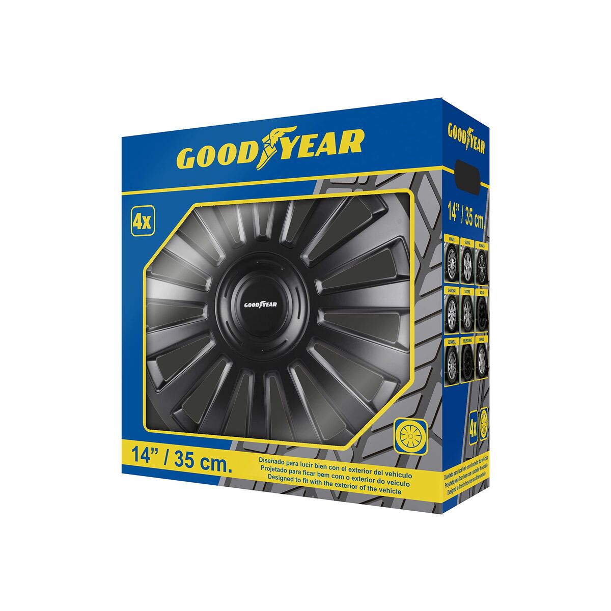 Navkapsel Goodyear MELBOURNE Svart 14" - 9
