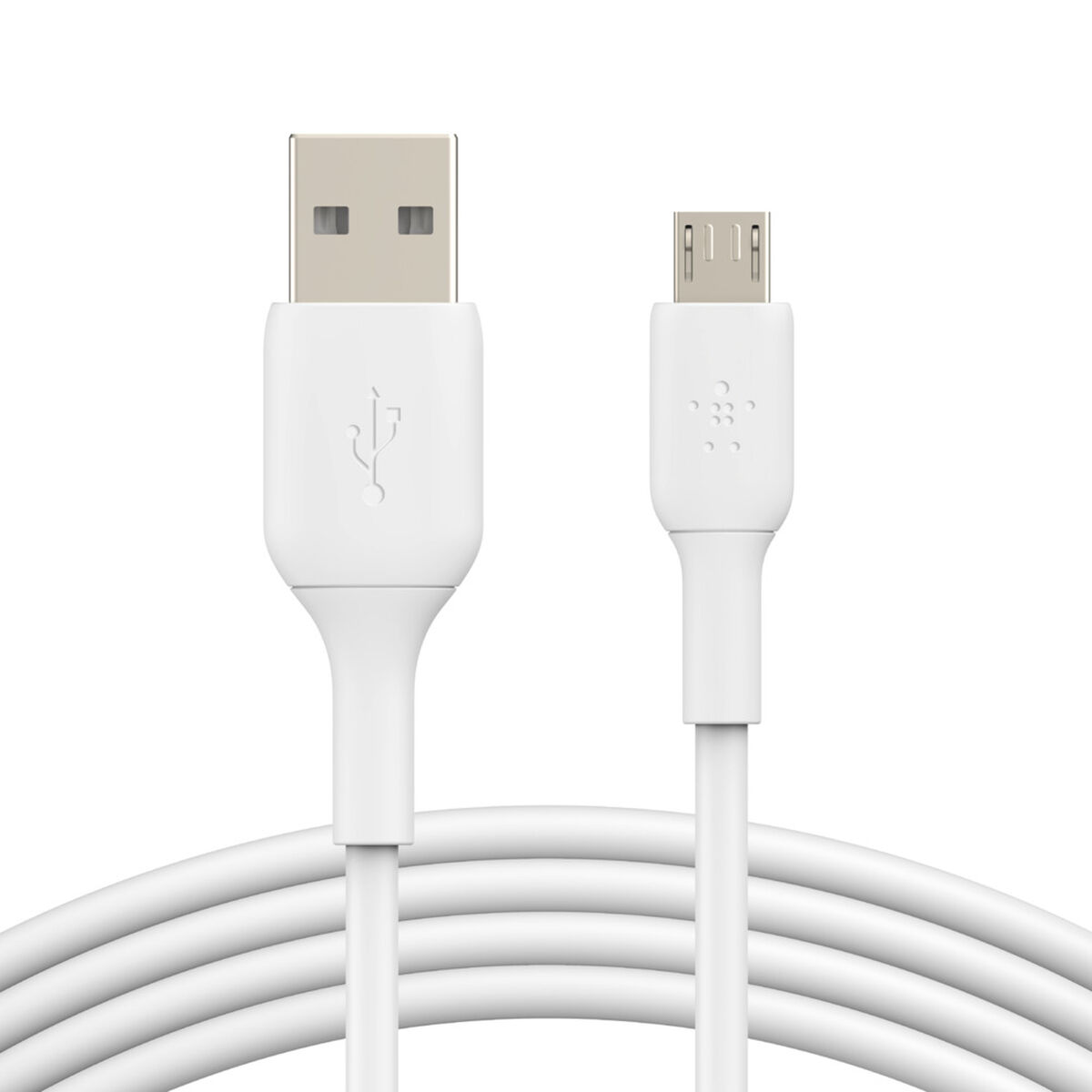 USB-kabel till mikro-USB Belkin CAB005BT1MWH 1 m Vit - 2