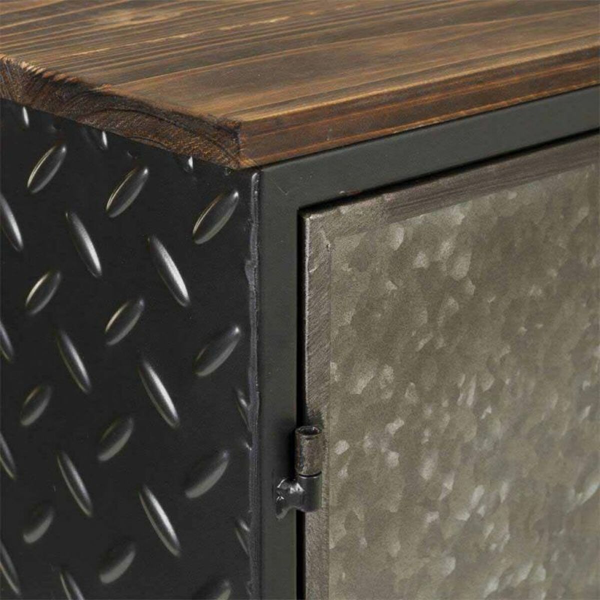 Nattduksbord Alexandra House Living Brun Grå 23 x 56 x 37 cm - 3