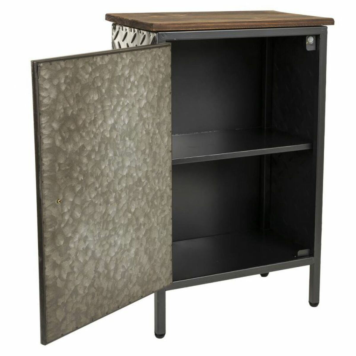 Nattduksbord Alexandra House Living Brun Grå 23 x 56 x 37 cm - 2