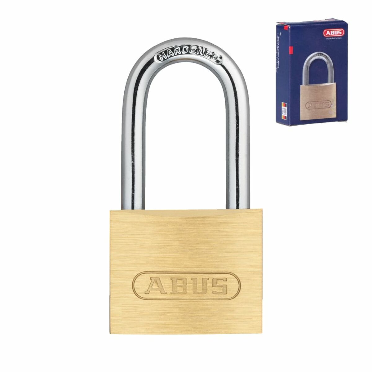 Hänglås med nyckel ABUS 713/40hb40 Mässing Längd 6,5 mm 40 mm - 2