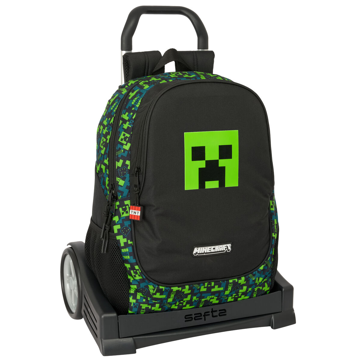 Skolväska med hjul Minecraft Tnt Multicolour 32 x 44 x 16 cm