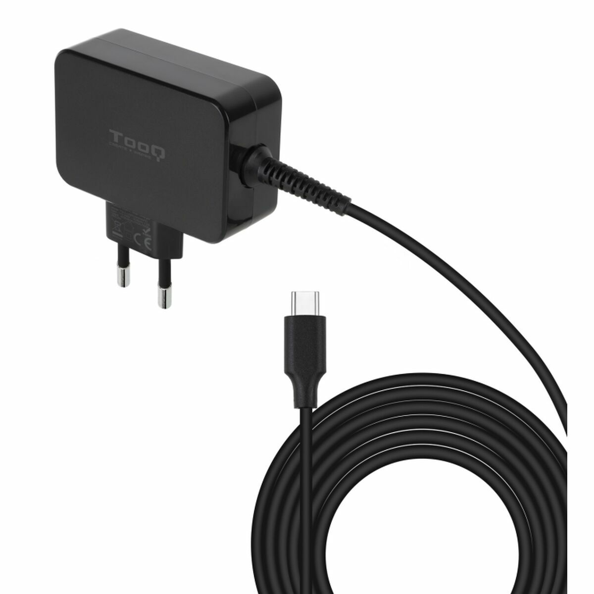 Väggladdare TooQ TQLC-USBCGAN45PD Svart 45 W