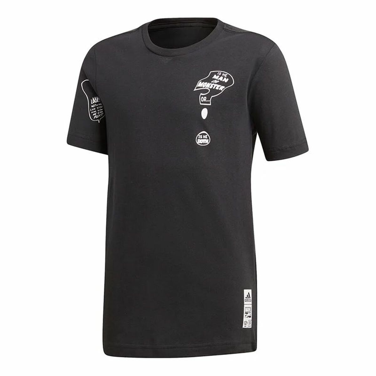 Barn T-shirt med kortärm Adidas Hulk Svart - 8