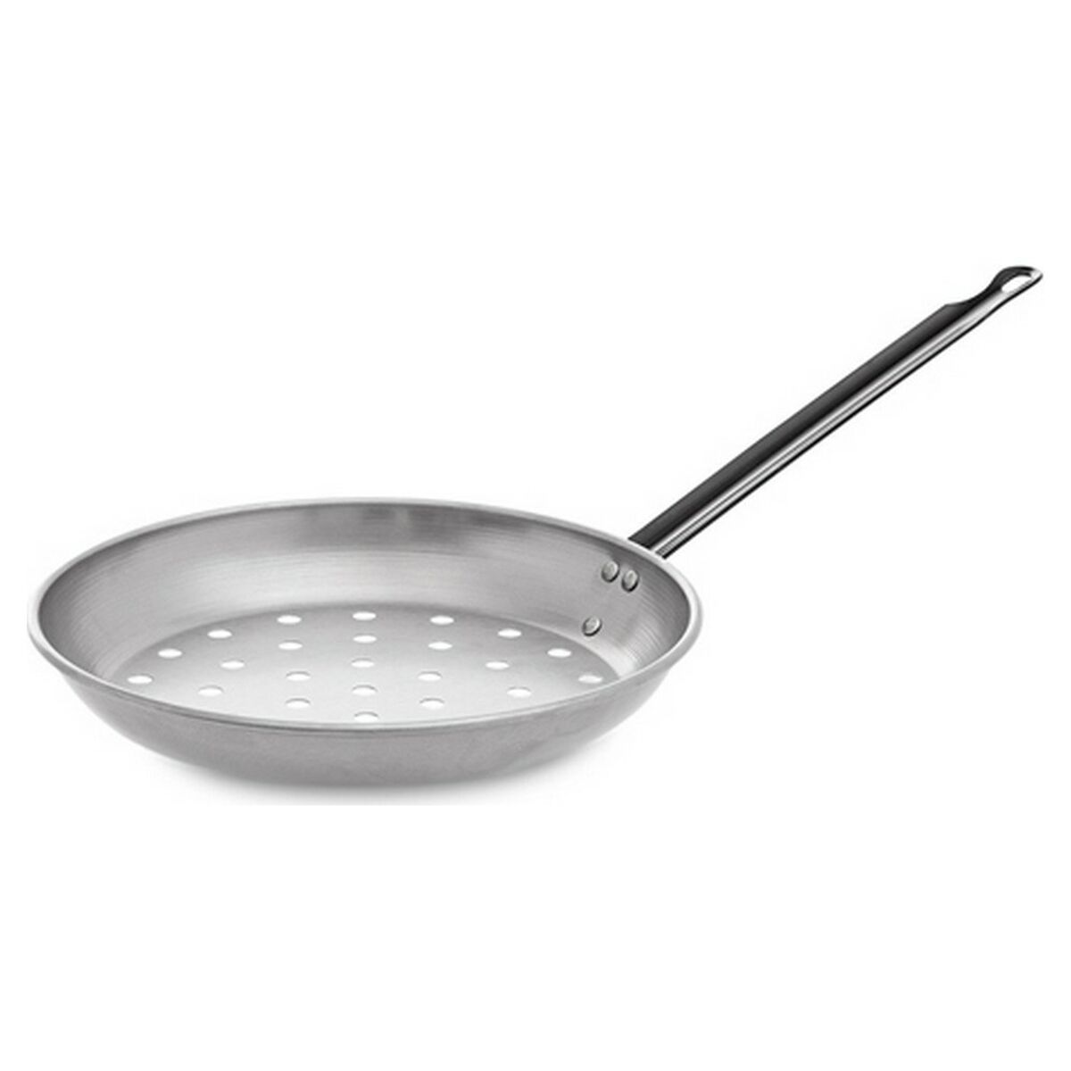 Panna för rostning av kastanjer Vaello Silvrig Stål Putsat stål Ø 26 cm