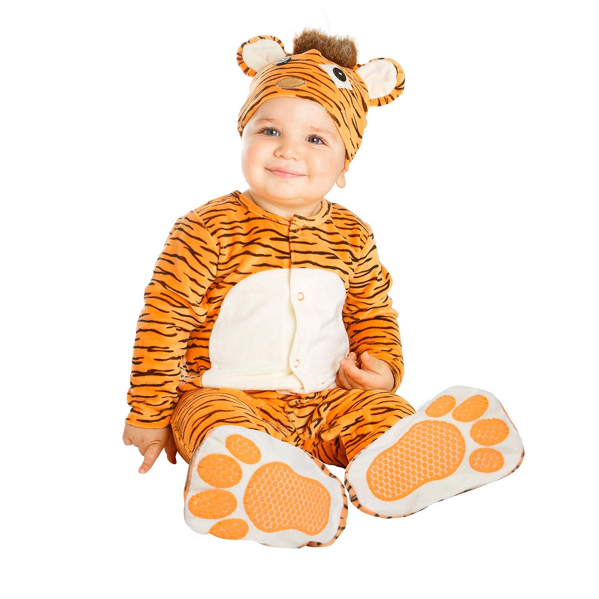 Maskeraddräkt för barn My Other Me Tiger 1-2 år Brun - 5