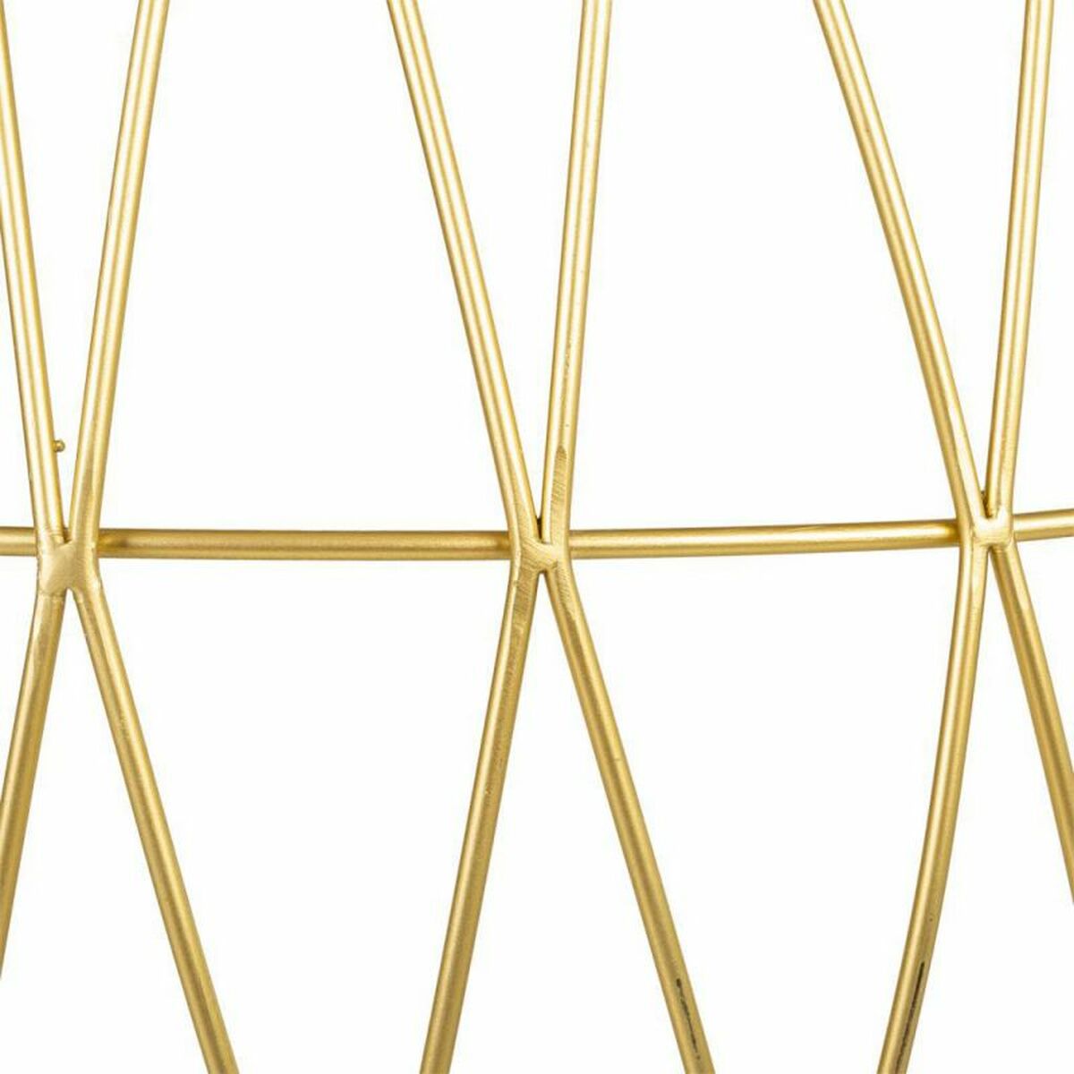 Mottagare Alexandra House Living Guld Glas Järn 52 x 77 x 92 cm - 4