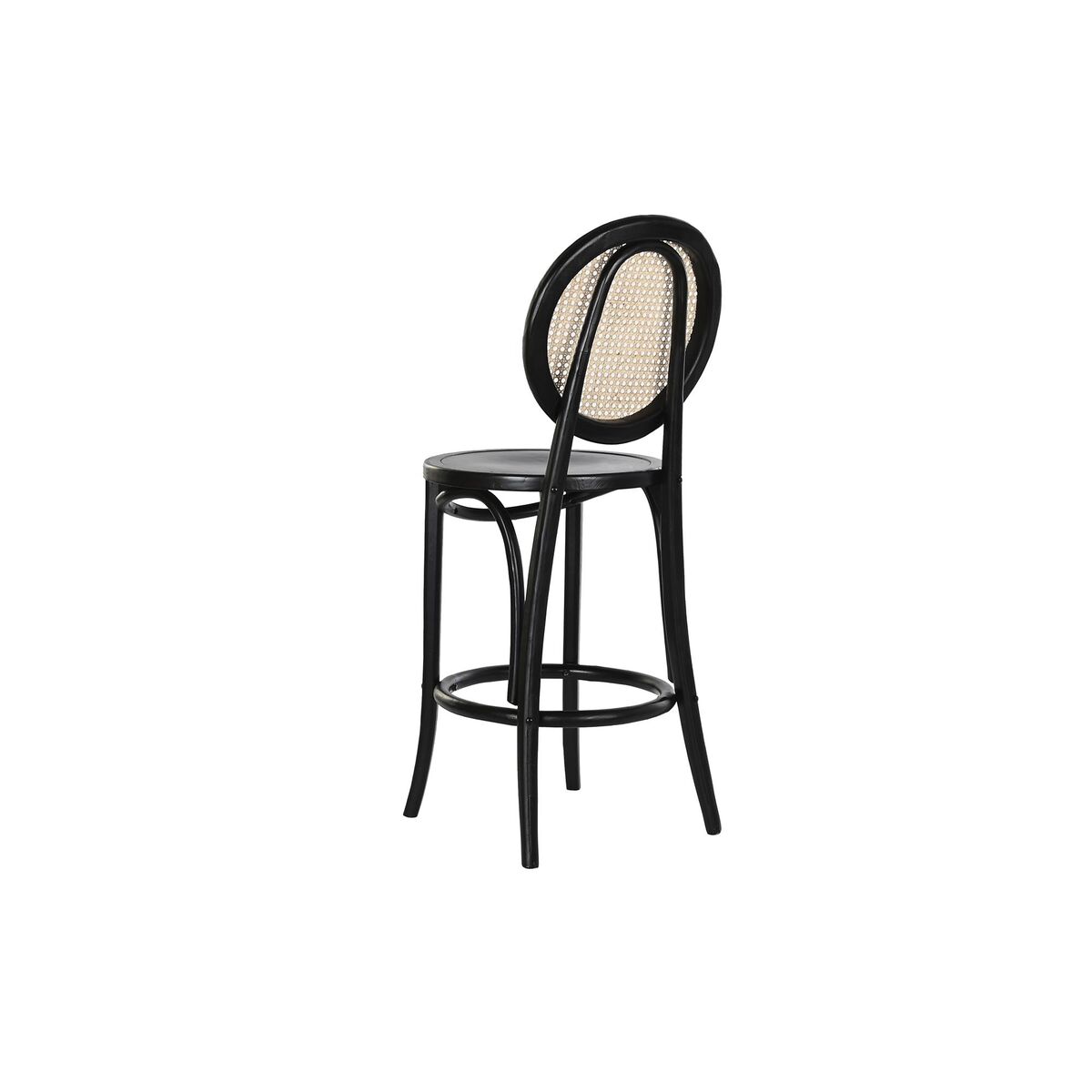 Sittpall DKD Home Decor 43 x 43 x 108 cm Svart - 2