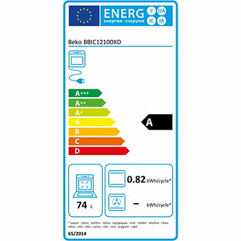 Konventionell ugn BEKO BBIC12100XD 2300 W 74 L