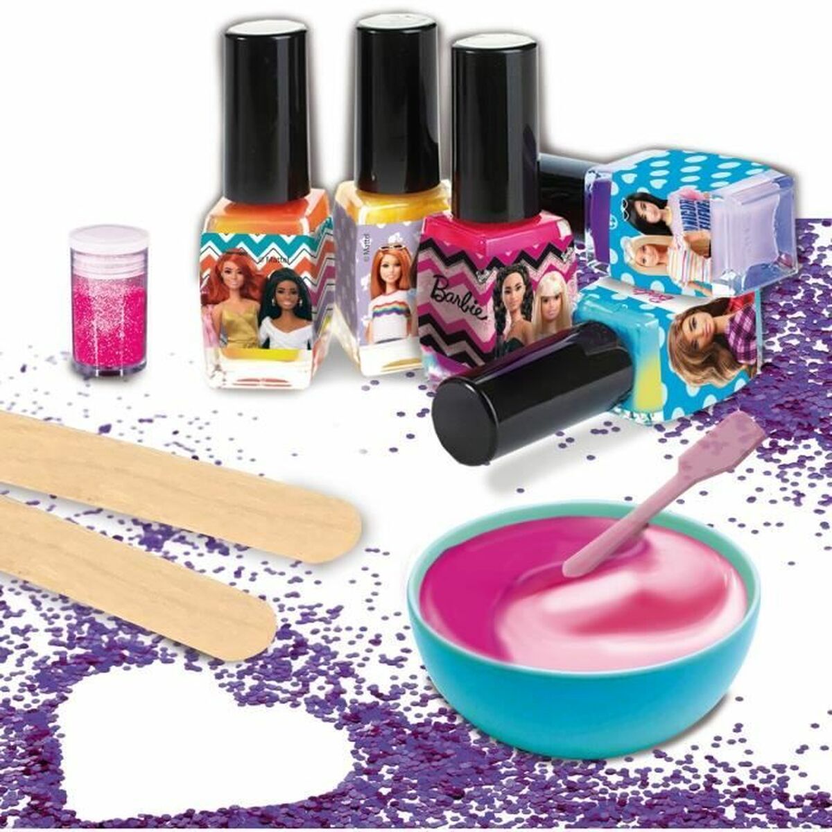 Manikyrset Lisciani Giochi Barbie nail art - 4