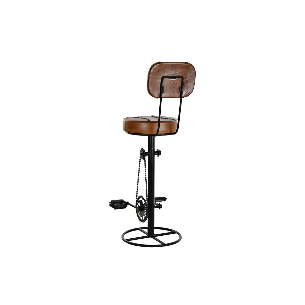 Sittpall DKD Home Decor Brun Svart Metall 45 x 45 x 118 cm - 2