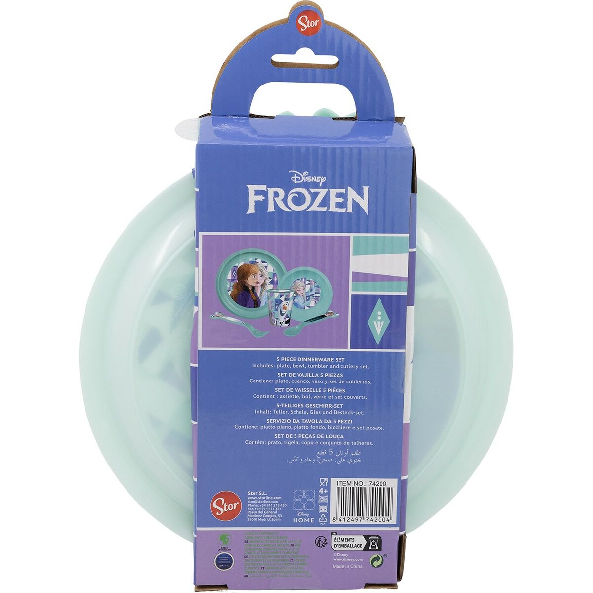 Matset för barn Frozen CZ11310 Plast (5 Delar) - 3