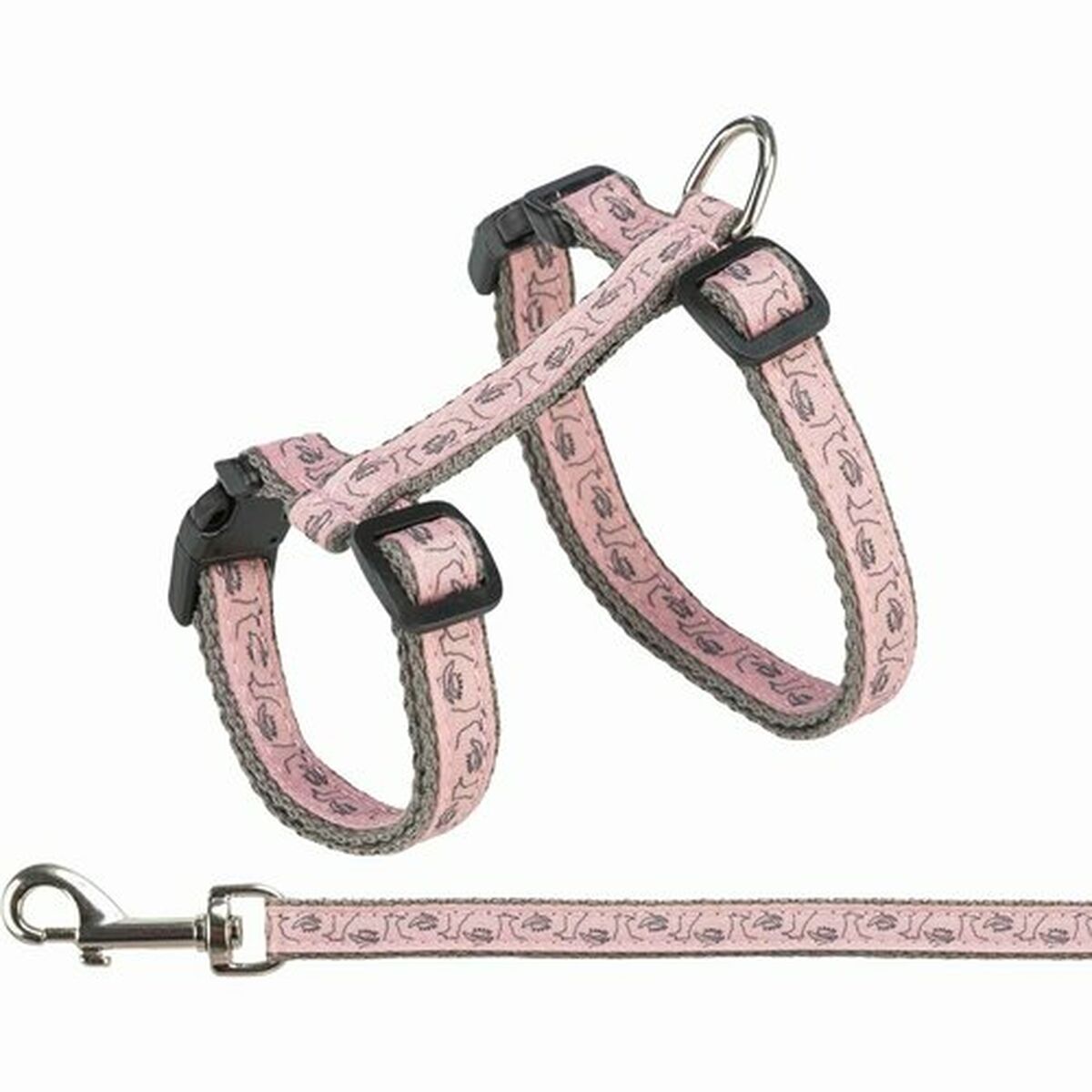 Kattsele Trixie Grå Rosa 27-45 cm - 6