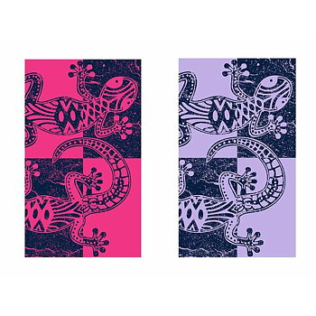 Strandbadduk Secaneta Lopez 100 x 170 cm Jacquard Sammet
