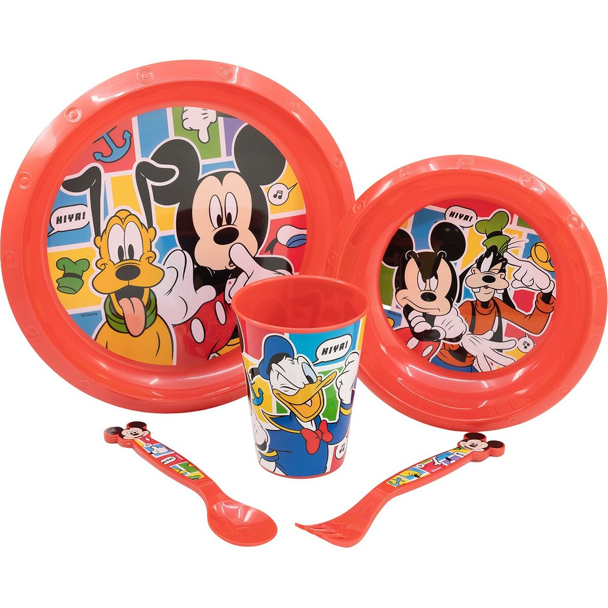 Matset för barn Mickey Mouse CZ11311 (5 Delar) - 4