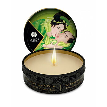 Massageljus Shunga 4611 Grönt te 30 ml