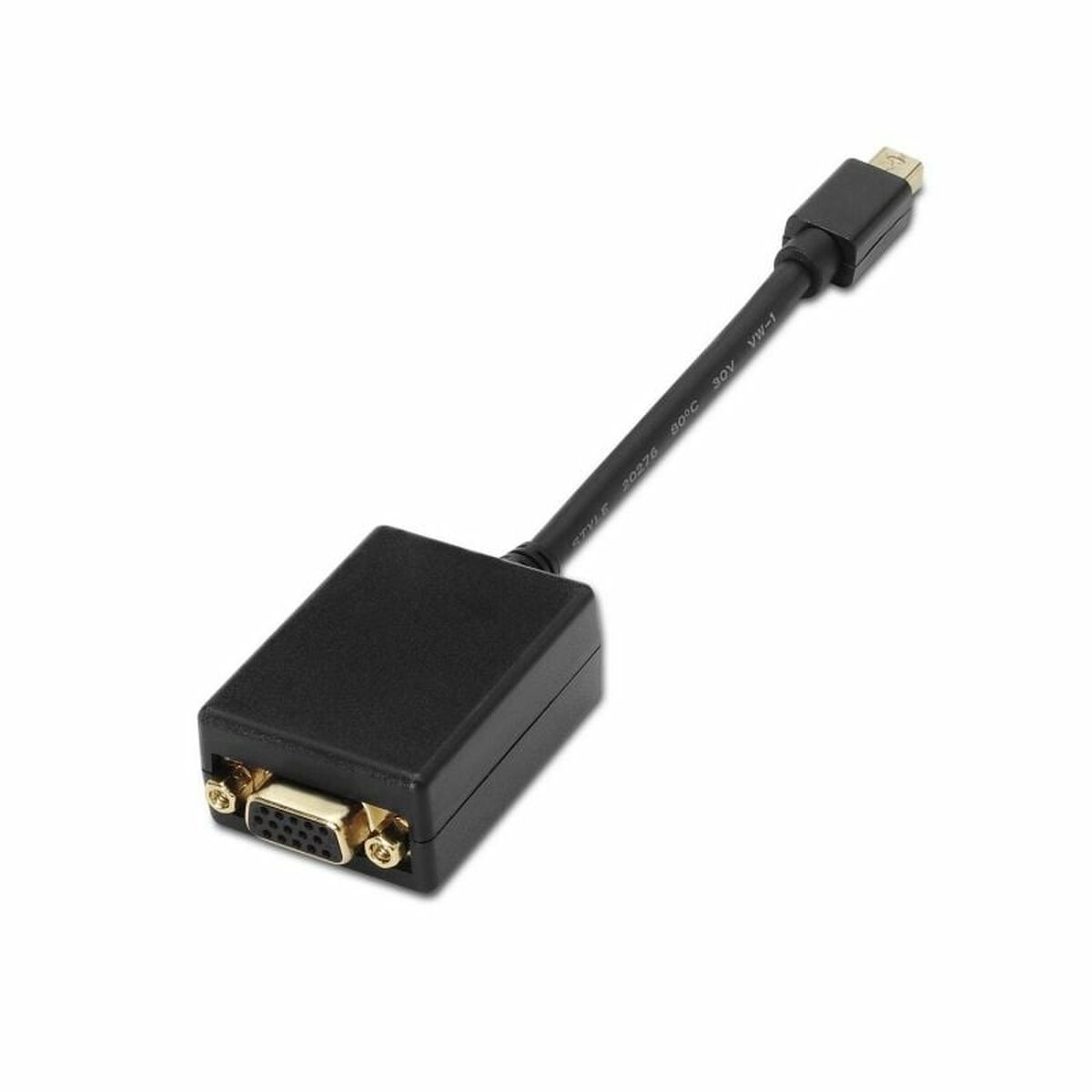 Adapter DisplayPort Mini till VGA Aisens A125-0135 Svart 15 cm - 2