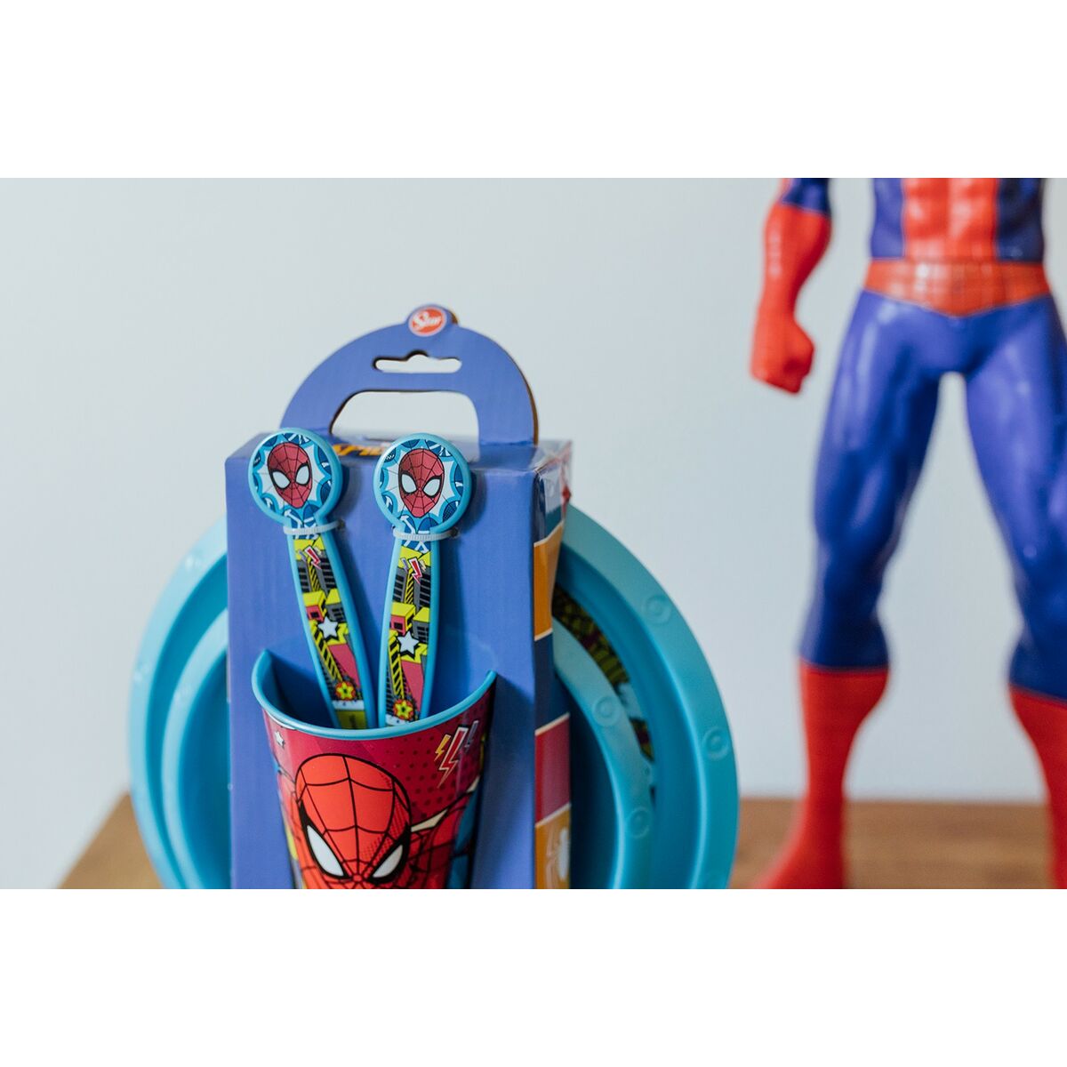 Matset för barn Spider-Man CZ11313 Plast (5 Delar) - 4