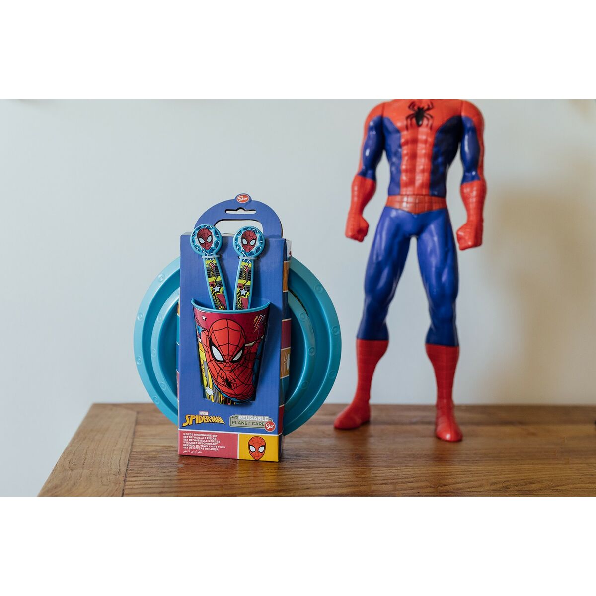 Matset för barn Spider-Man CZ11313 Plast (5 Delar) - 3