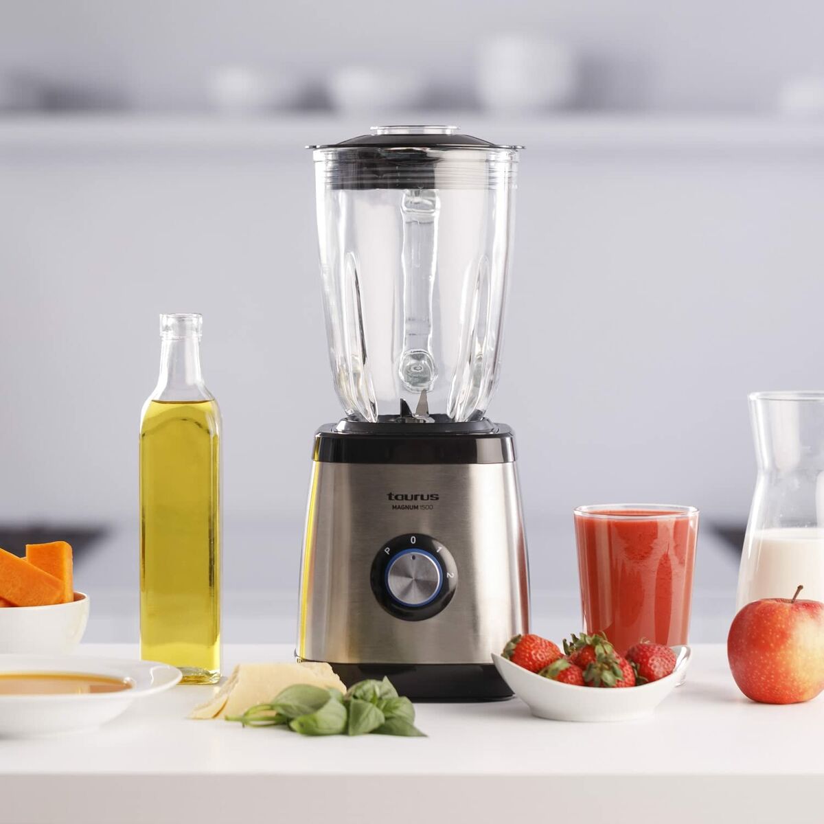 Glasmixer Taurus Grå 1,5 L