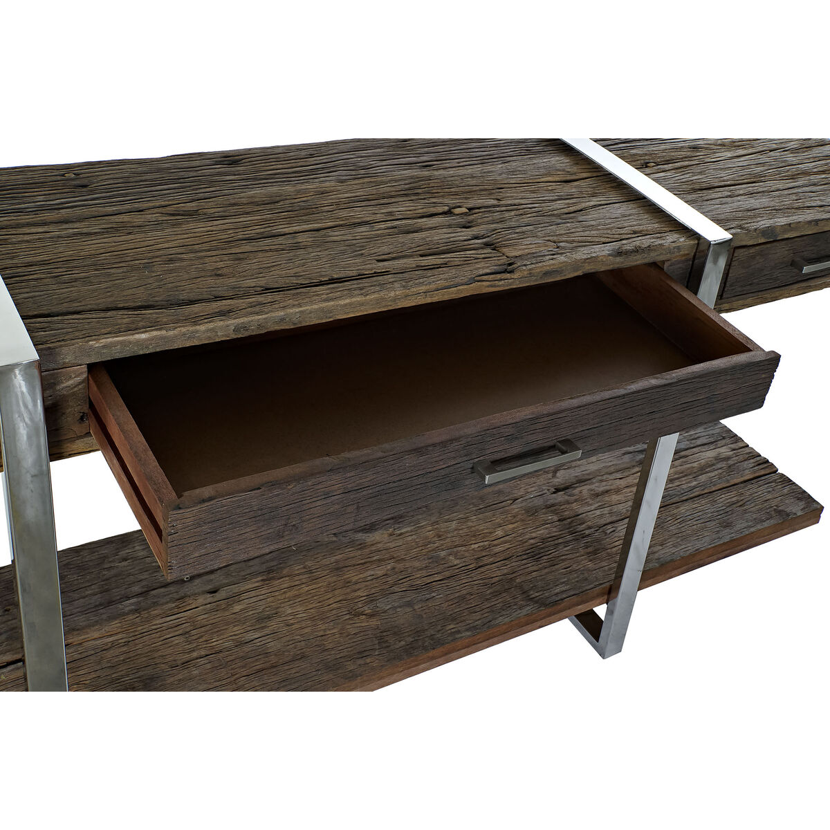Mottagare DKD Home Decor Brun Silvrig 180 x 44 x 75 cm - 17