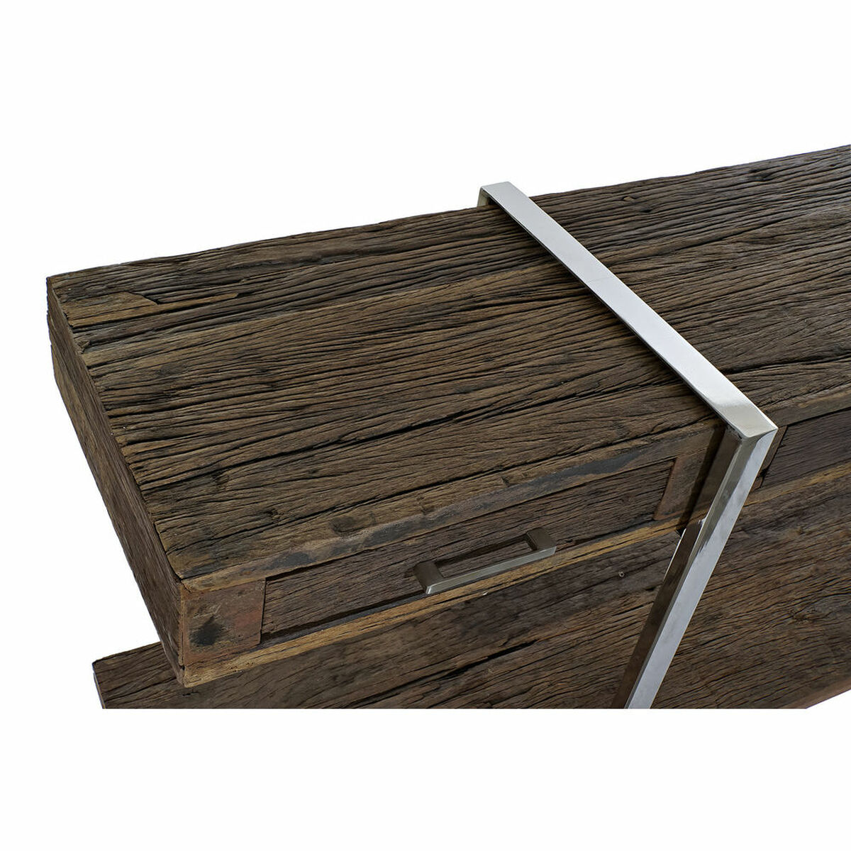 Mottagare DKD Home Decor Brun Silvrig 180 x 44 x 75 cm - 6