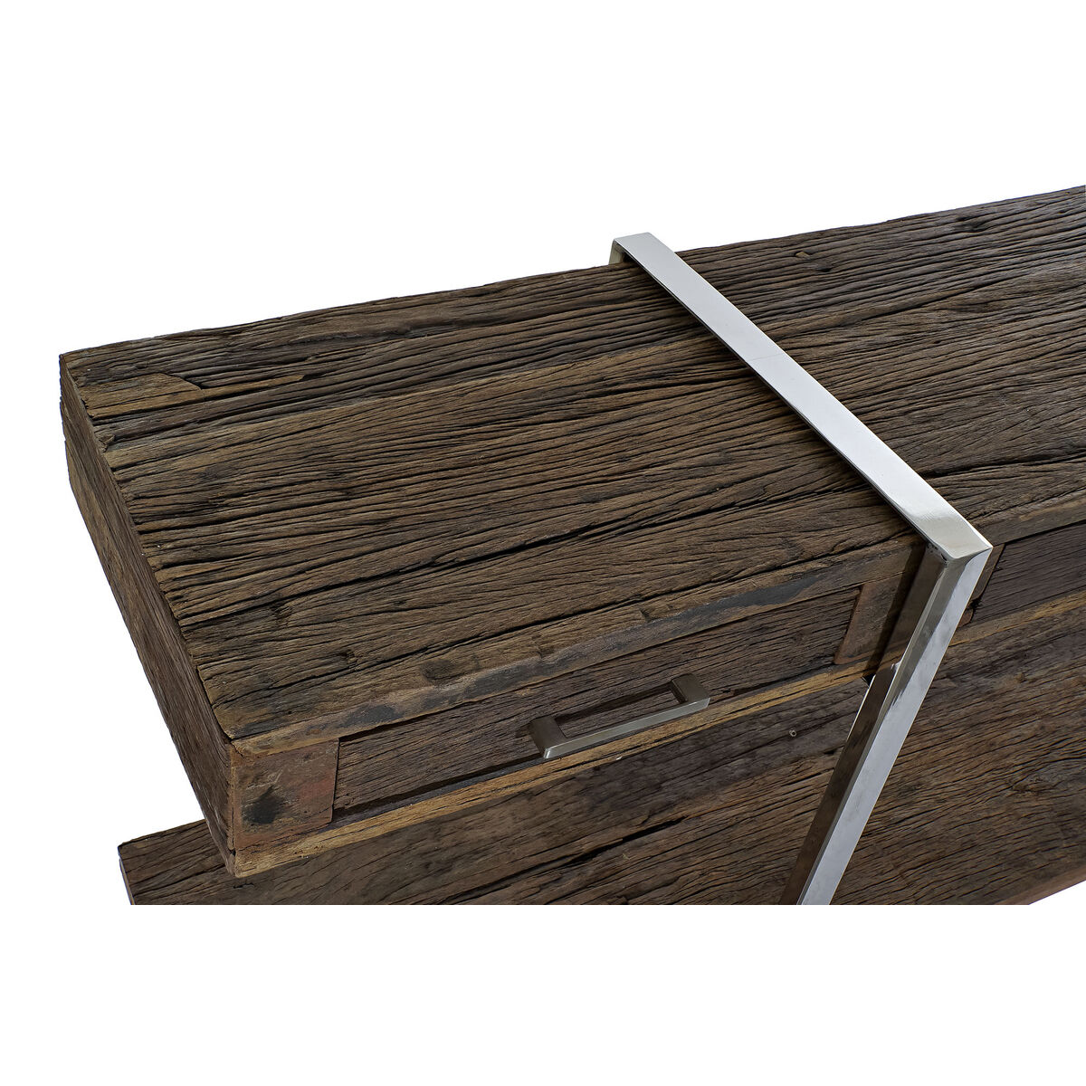 Mottagare DKD Home Decor Brun Silvrig 180 x 44 x 75 cm - 15