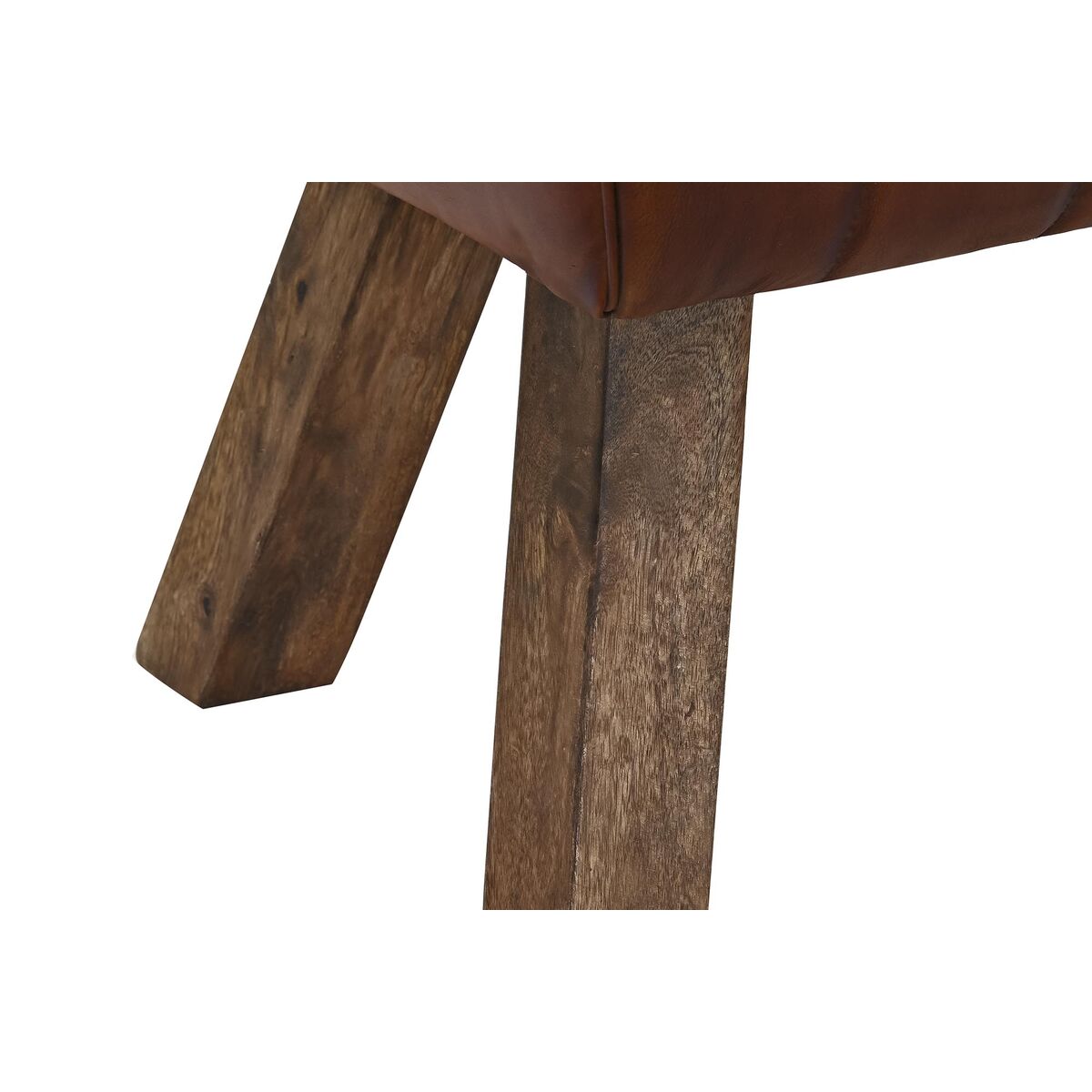 Sittpall DKD Home Decor 126 x 36 x 53 cm Trä Brun - 4