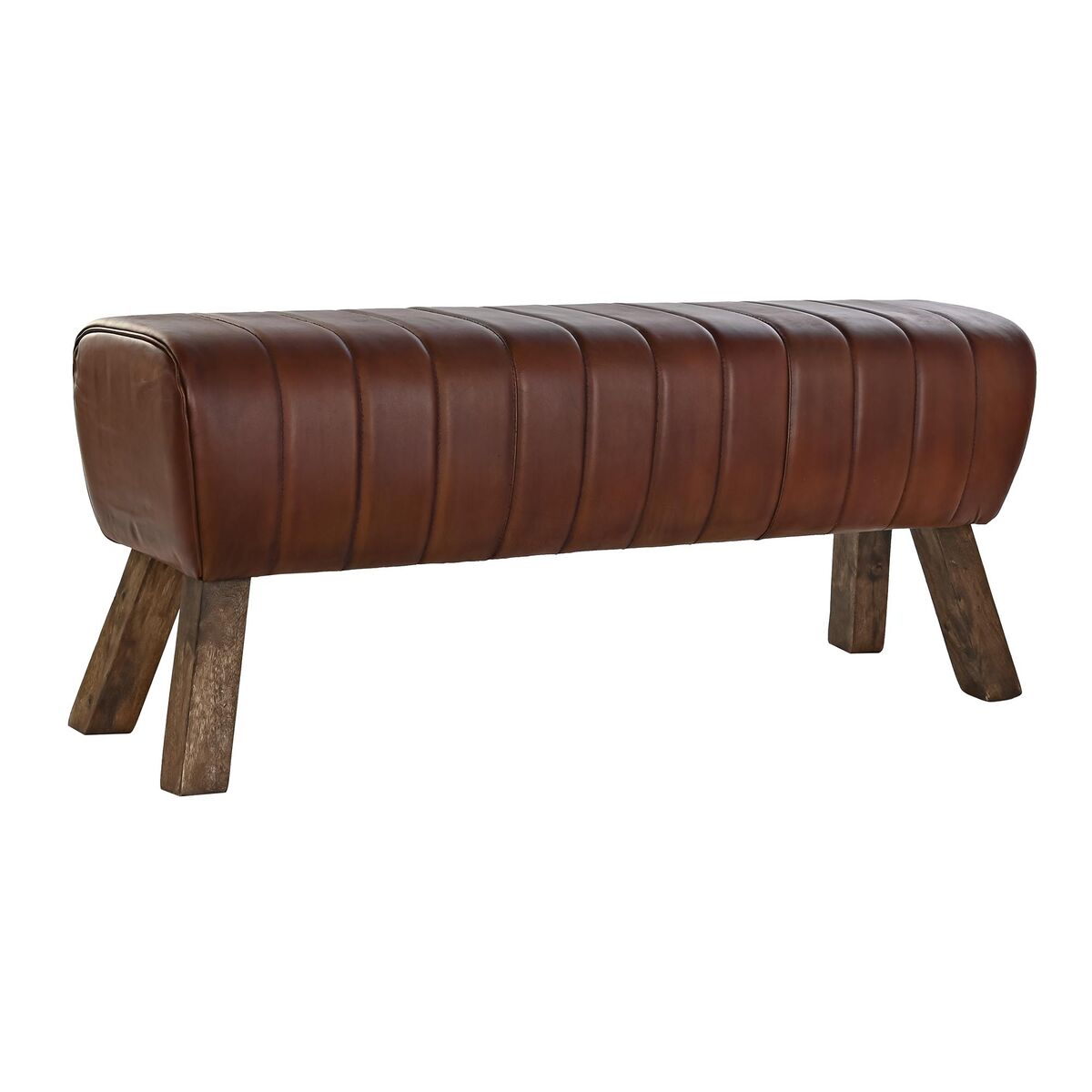 Sittpall DKD Home Decor 126 x 36 x 53 cm Trä Brun