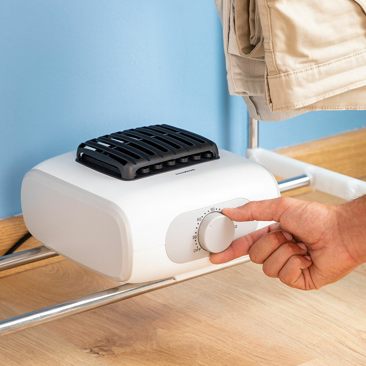 Bärbar elektrisk lufttork för kläder med 2 nivåer Dupledry InnovaGoods 1200 W - 6