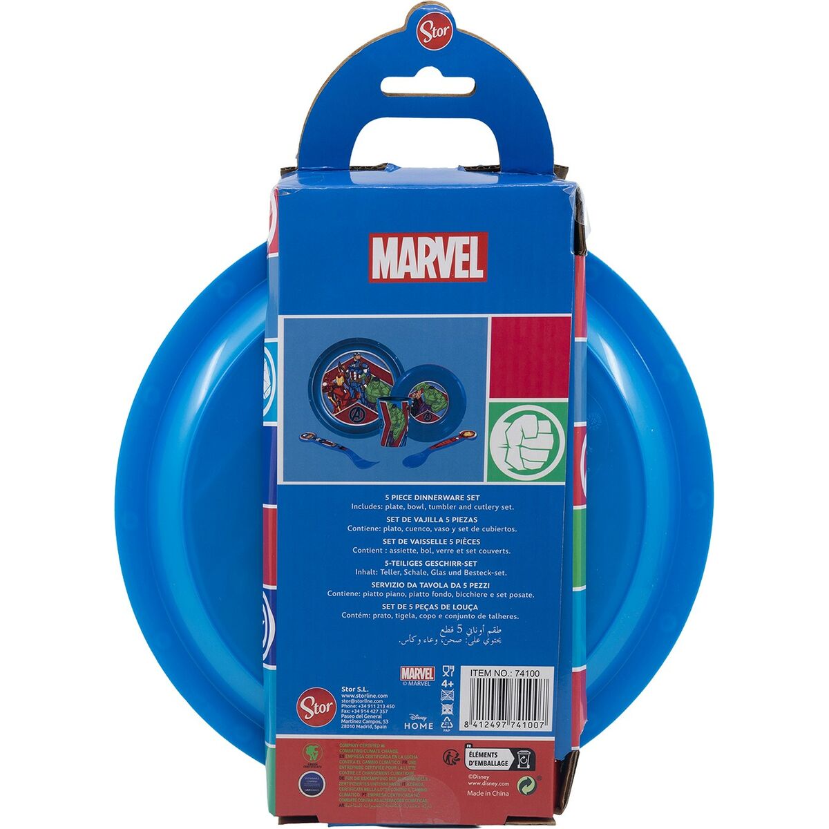 Matset för barn The Avengers CZ11309 Plast (5 Delar) - 4