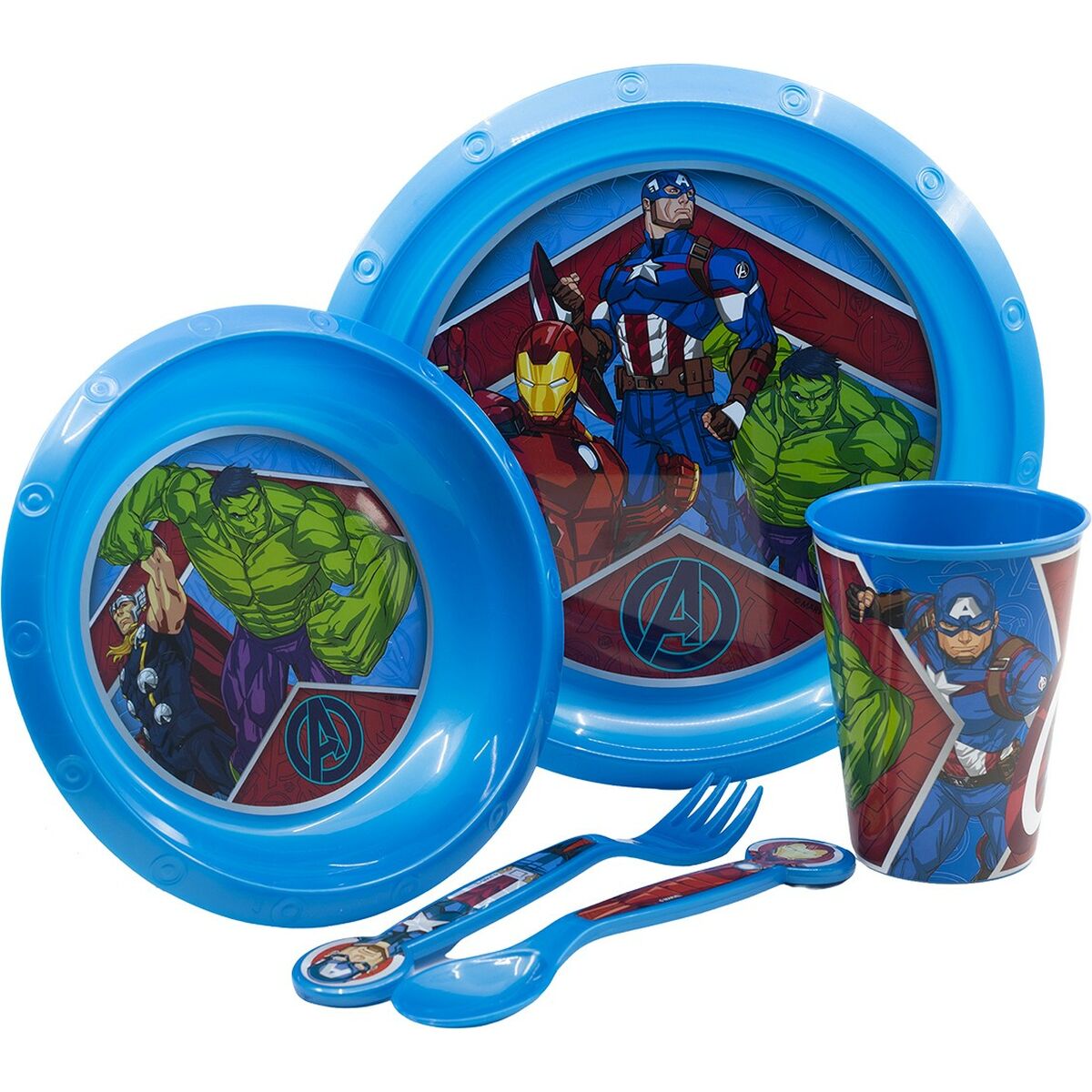 Matset för barn The Avengers CZ11309 Plast (5 Delar) - 2