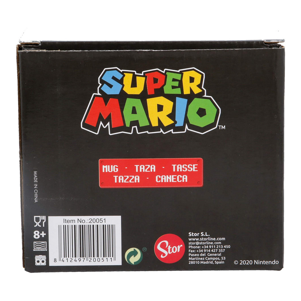 Mugg Super Mario Vit Keramik Röd (350 ml) - 4