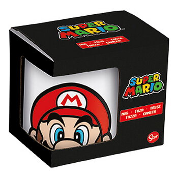 Mugg Super Mario Vit Keramik Röd (350 ml)